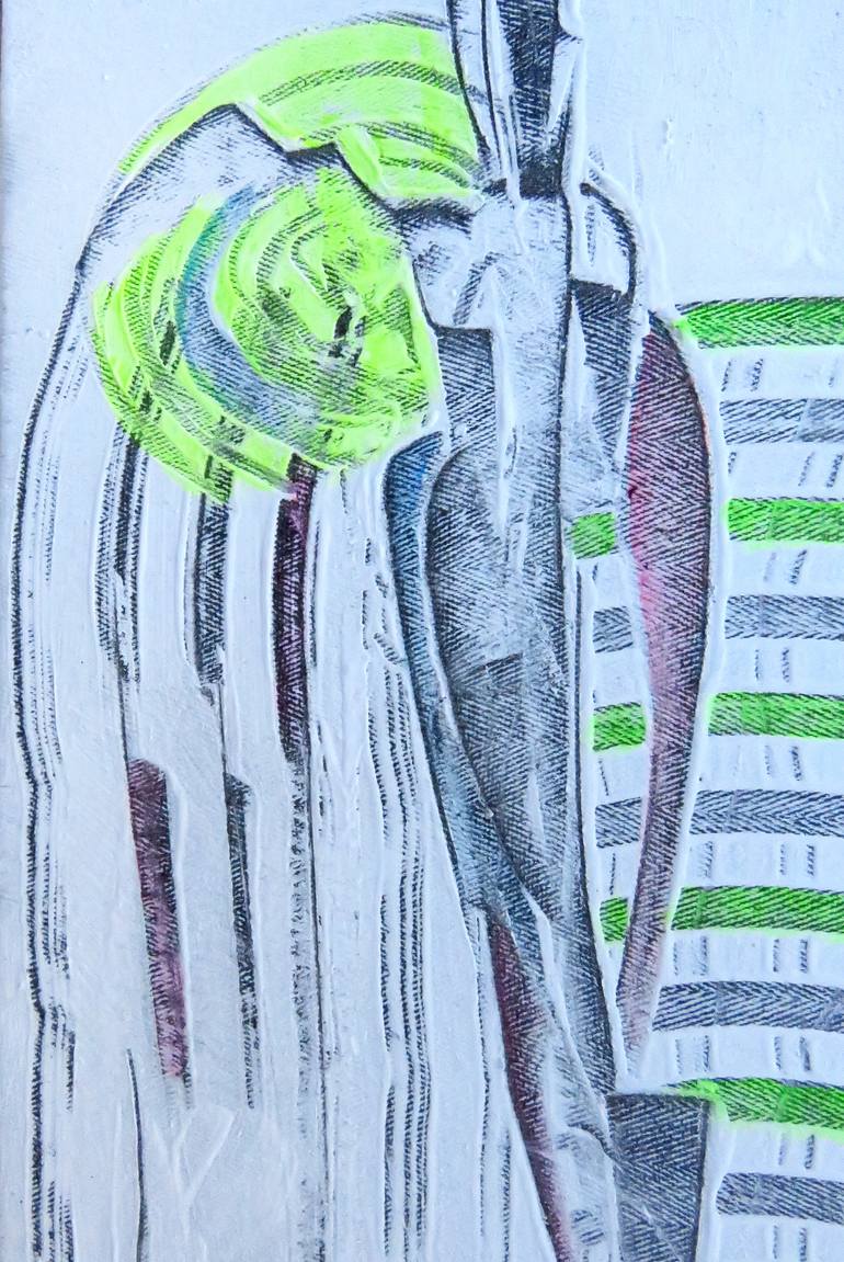 Original Conceptual Abstract Painting by Eustaquio Carrasco