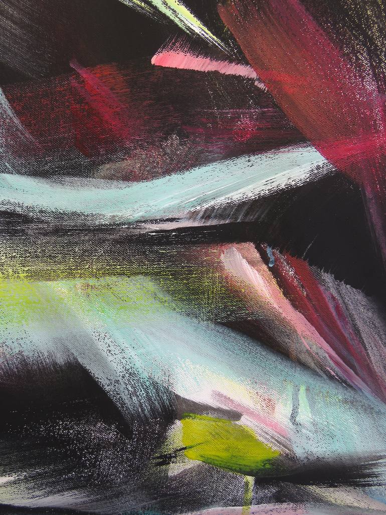 Original Abstract Expressionism Abstract Painting by Eustaquio Carrasco