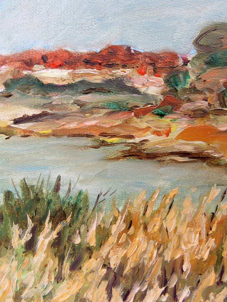 Original Expressionism Landscape Painting by Eustaquio Carrasco