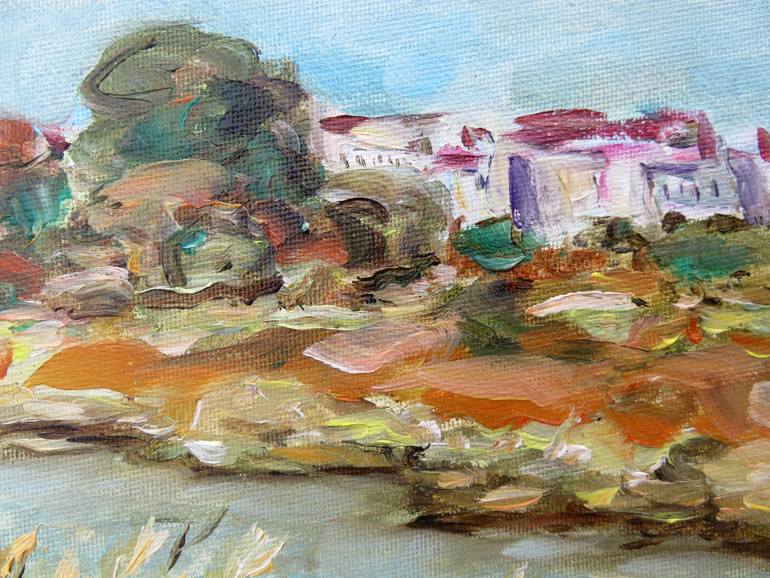 Original Expressionism Landscape Painting by Eustaquio Carrasco