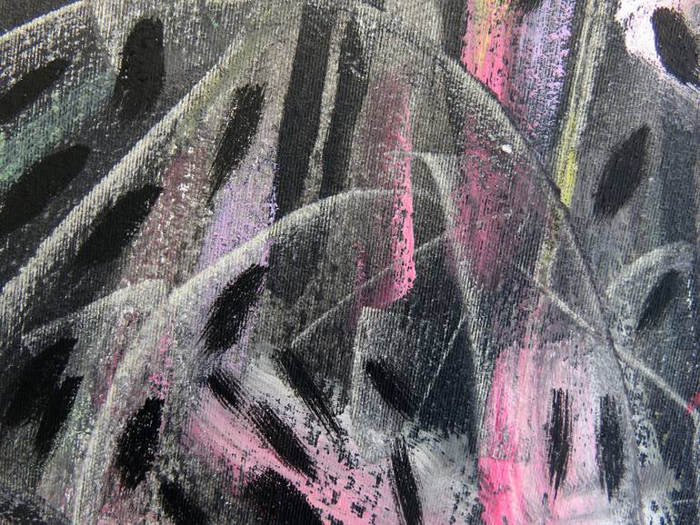 Original Abstract Expressionism Abstract Painting by Eustaquio Carrasco