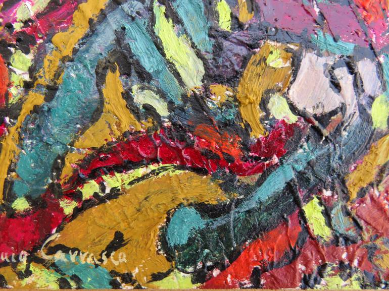 Original Abstract Painting by Eustaquio Carrasco