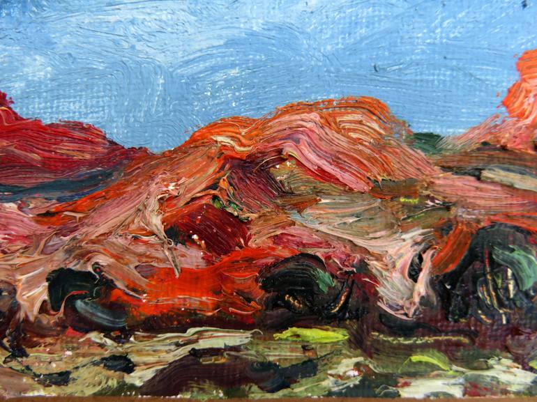Original Expressionism Landscape Painting by Eustaquio Carrasco