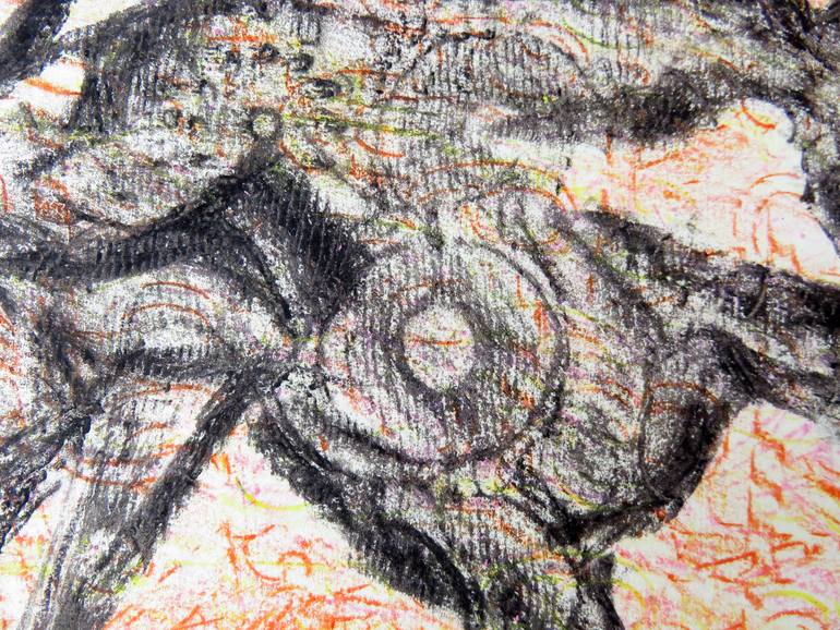 Original Expressionism Animal Drawing by Eustaquio Carrasco