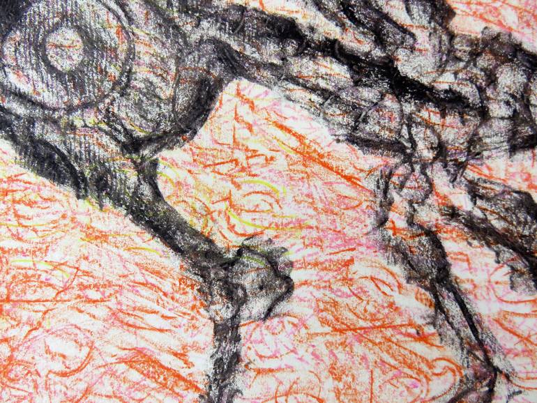 Original Expressionism Animal Drawing by Eustaquio Carrasco