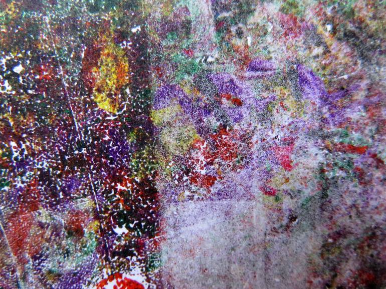 Original Abstract Expressionism Abstract Painting by Eustaquio Carrasco