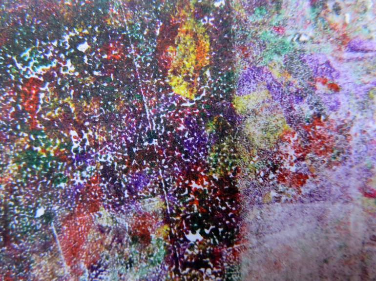 Original Abstract Expressionism Abstract Painting by Eustaquio Carrasco