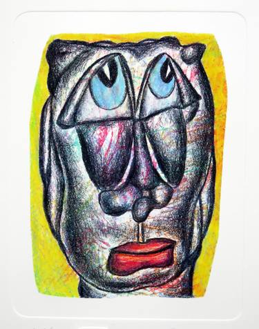 Print of Expressionism Portrait Drawings by Eustaquio Carrasco