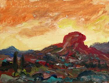 Original Expressionism Landscape Paintings by Eustaquio Carrasco