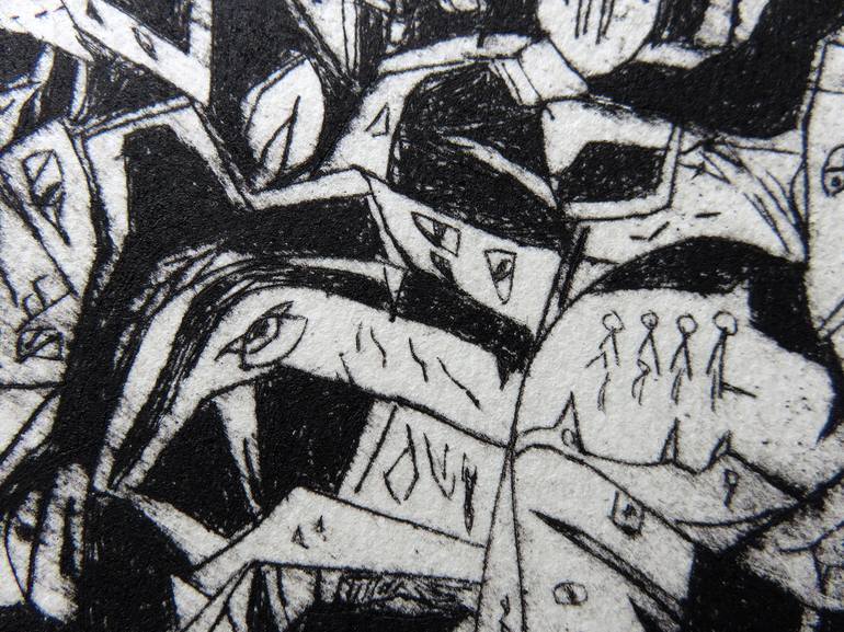 Original Expressionism Animal Printmaking by Eustaquio Carrasco