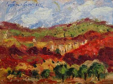 Original Expressionism Landscape Paintings by Eustaquio Carrasco