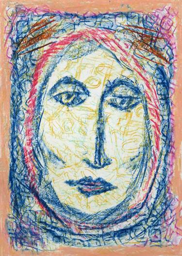 Print of Expressionism Portrait Drawings by Eustaquio Carrasco