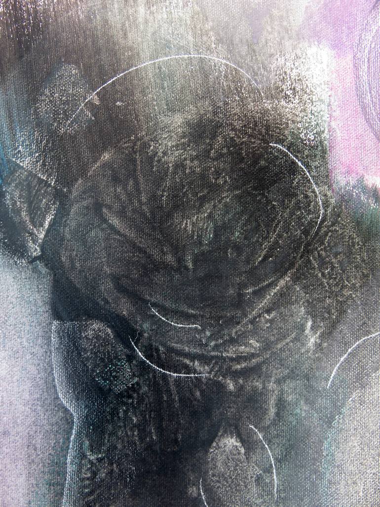 Original Abstract Expressionism Abstract Painting by Eustaquio Carrasco