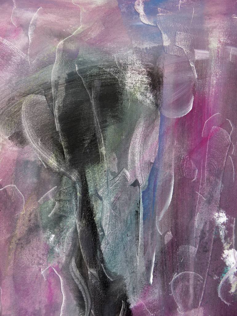 Original Abstract Expressionism Abstract Painting by Eustaquio Carrasco