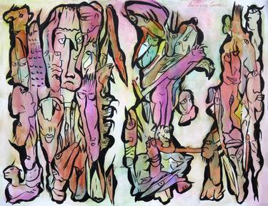 Print of Expressionism People Paintings by Eustaquio Carrasco