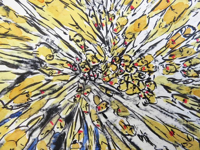 Original Expressionism Fantasy Painting by Eustaquio Carrasco