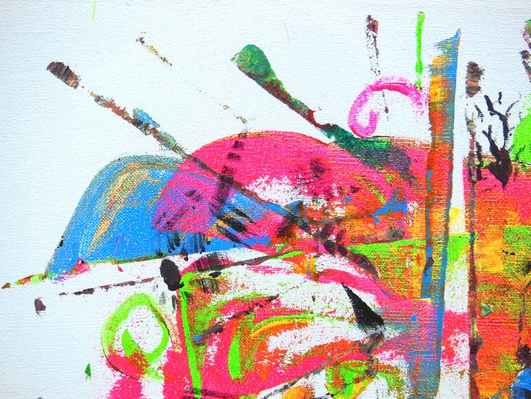Original Abstract Expressionism Abstract Painting by Eustaquio Carrasco