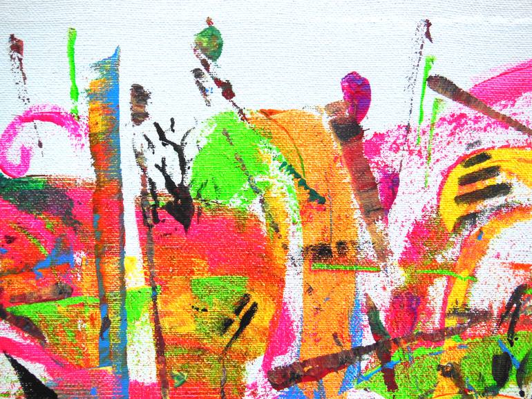 Original Abstract Expressionism Abstract Painting by Eustaquio Carrasco