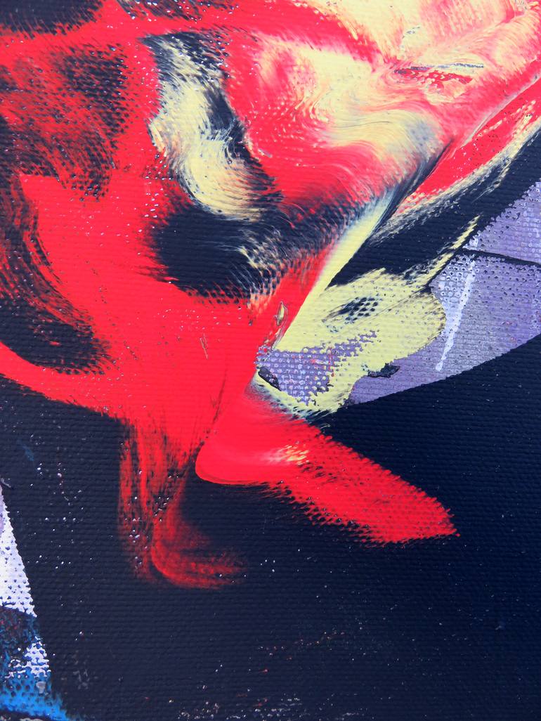 Original Expressionism Abstract Painting by Eustaquio Carrasco