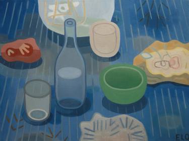 Original Figurative Food & Drink Paintings by Elohim Sanchez