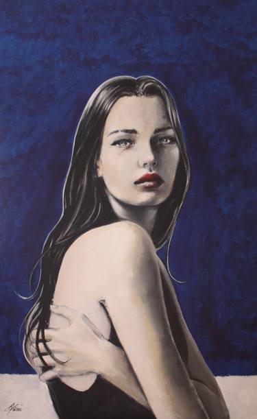 Original Figurative People Painting by Petra Kaindel