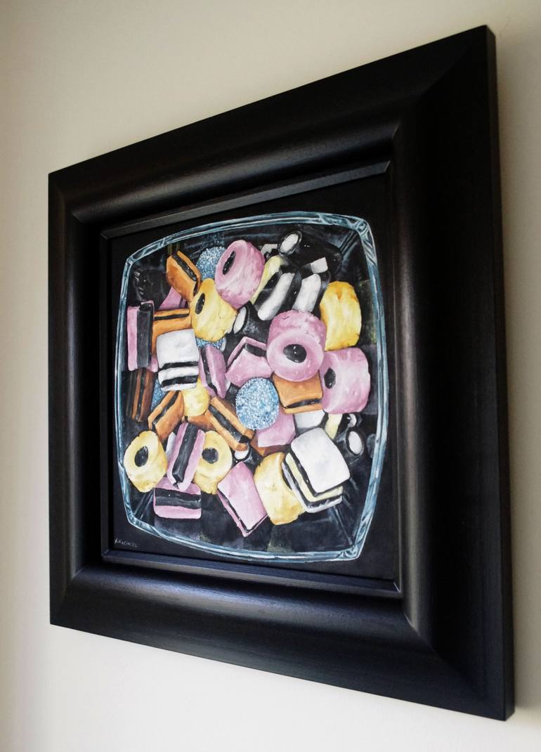 Original Modernism Still Life Painting by Hanna Kaciniel