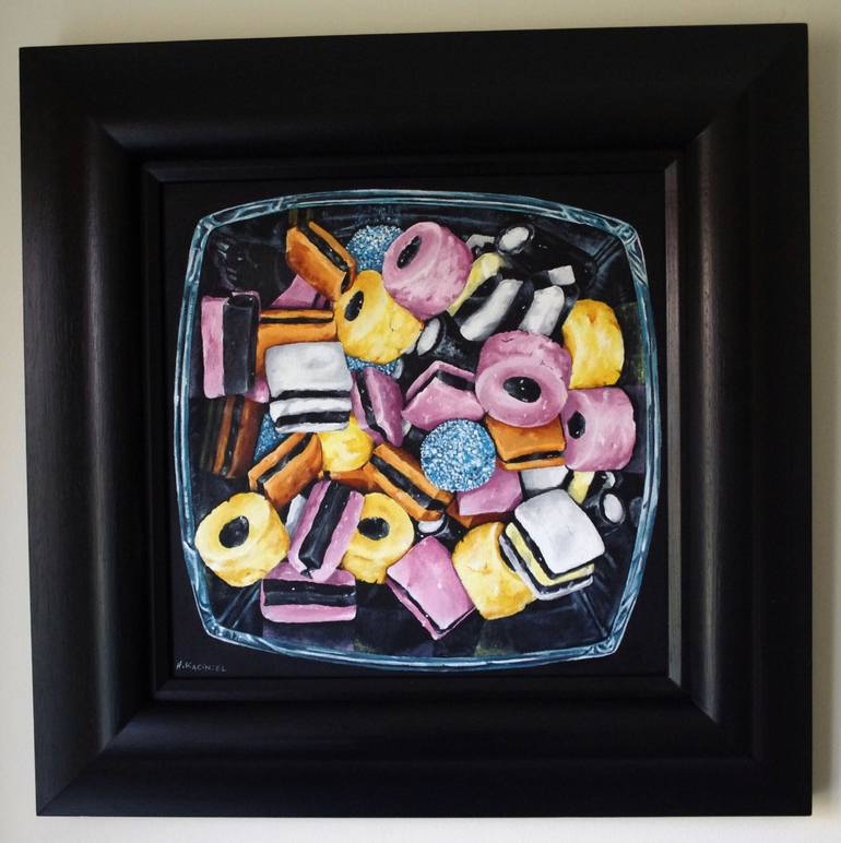 Original Modernism Still Life Painting by Hanna Kaciniel