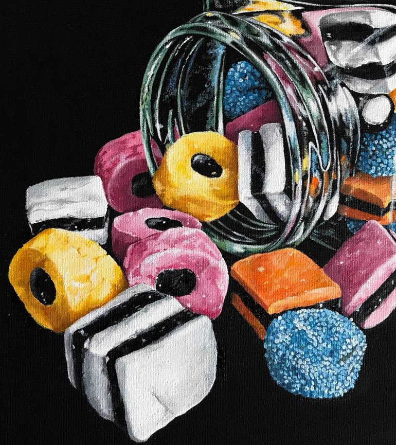 Original Photorealism Still Life Painting by Hanna Kaciniel