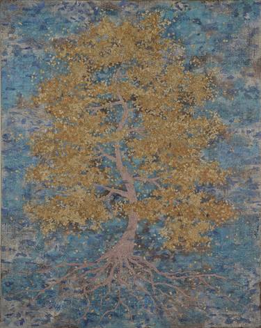 Original Tree Paintings by Gian Luigi Delpin