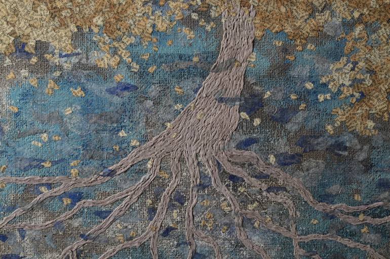 Original Tree Painting by Gian Luigi Delpin