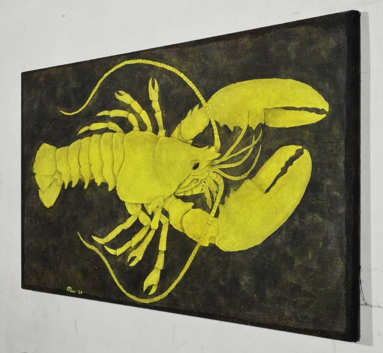 Original Minimalism Animal Painting by Gian Luigi Delpin