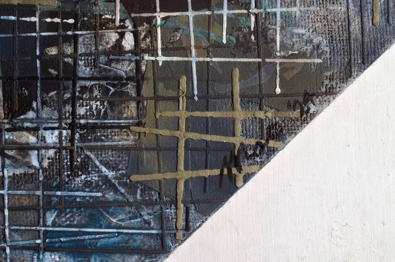 Original Minimalism Abstract Painting by Gian Luigi Delpin