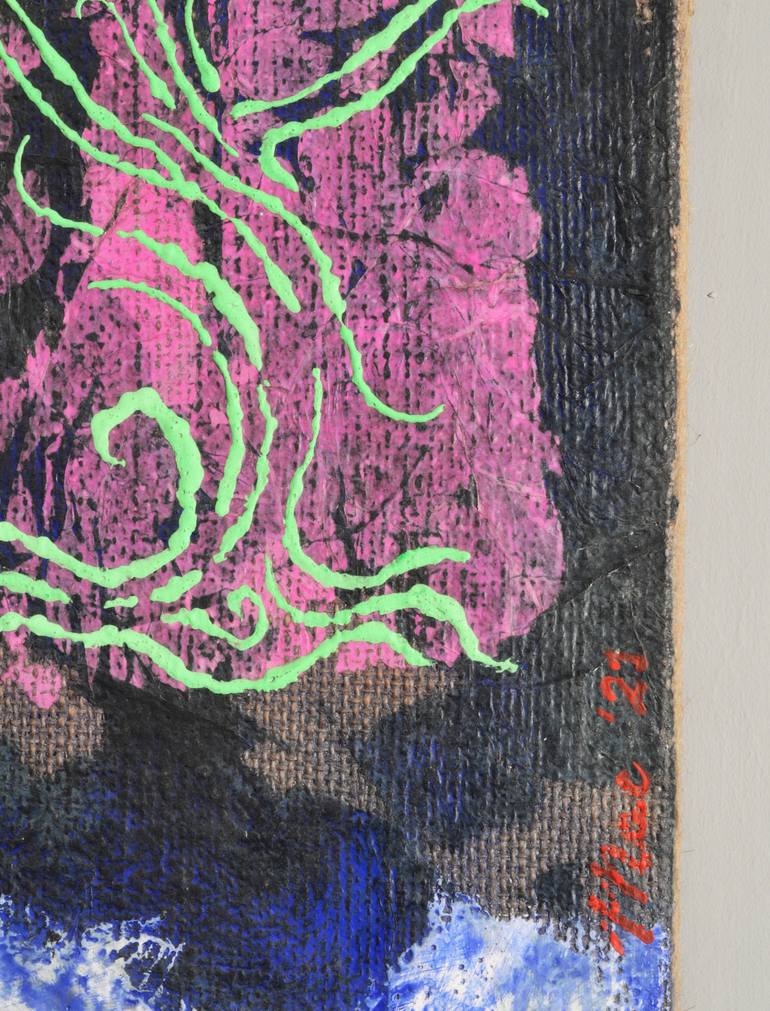 Original Abstract Nature Painting by Gian Luigi Delpin