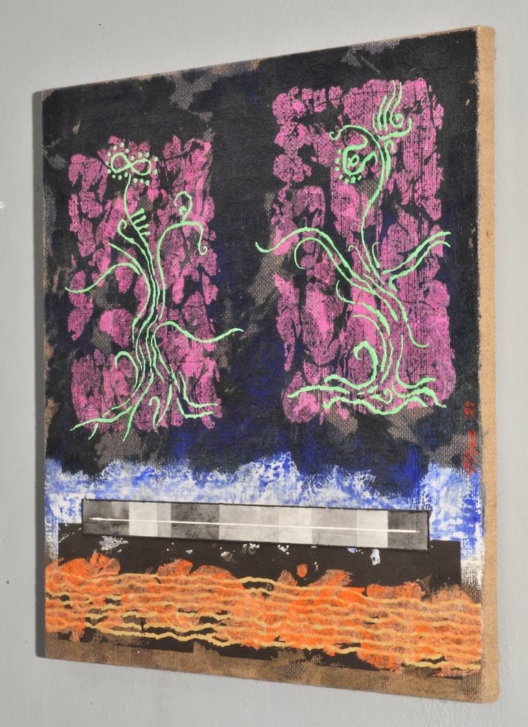 Original Abstract Nature Painting by Gian Luigi Delpin