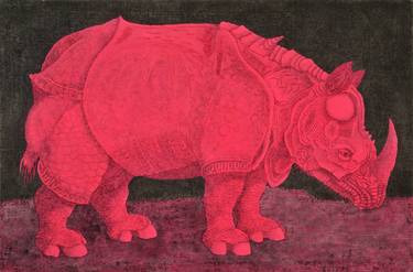 Original Contemporary Animal Painting by Gian Luigi Delpin