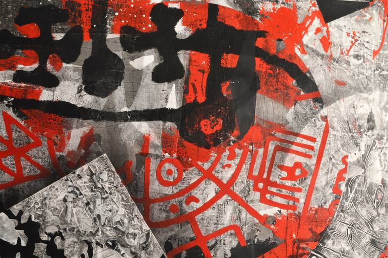 Original Contemporary Abstract Painting by Gian Luigi Delpin