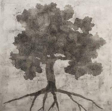 Print of Abstract Tree Paintings by Gian Luigi Delpin