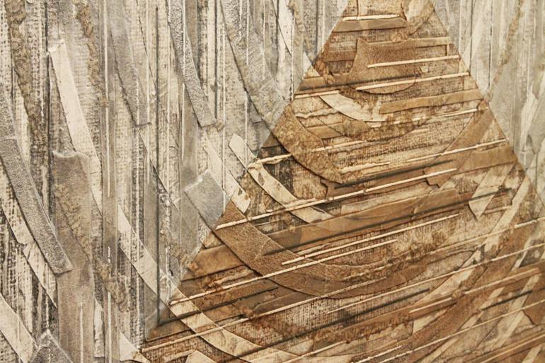 Original Abstract Patterns Painting by Gian Luigi Delpin