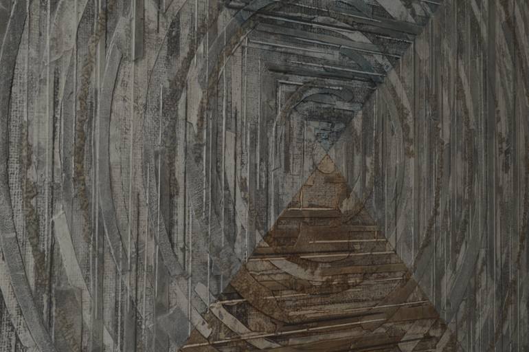 Original Abstract Patterns Painting by Gian Luigi Delpin