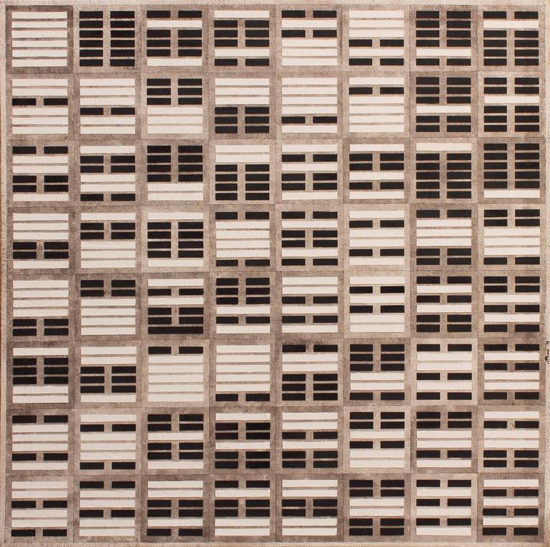 Original Abstract Patterns Paintings by Gian Luigi Delpin