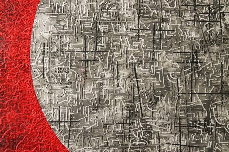 Original Pop Art Abstract Painting by Gian Luigi Delpin