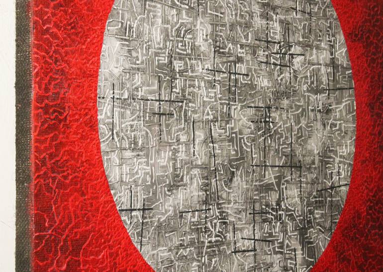 Original Pop Art Abstract Painting by Gian Luigi Delpin
