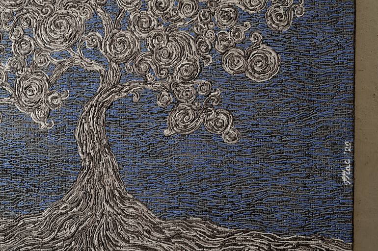 Original Tree Painting by Gian Luigi Delpin