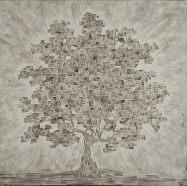 Original Abstract Tree Paintings by Gian Luigi Delpin