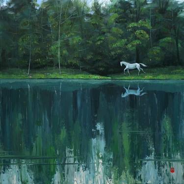 Print of Realism Landscape Paintings by Lemon Liu