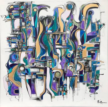 Original Abstract Paintings by Ric Grossman