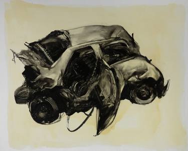 Original Abstract Car Drawings by Min Ahn