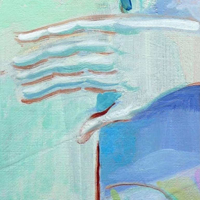 Original Abstract People Painting by Kouhei Hayashi