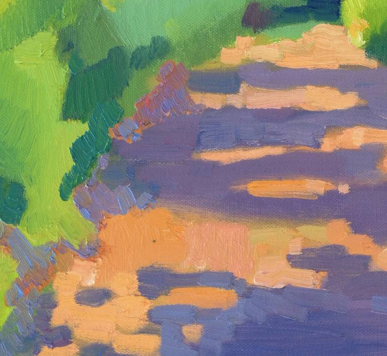 Original Abstract Landscape Painting by Andrei Rabodzeenko