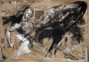 Print of Abstract Expressionism People Drawings by Andrei Rabodzeenko